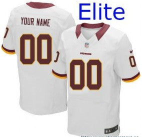 Custom Washington Commanders white Elite jersey