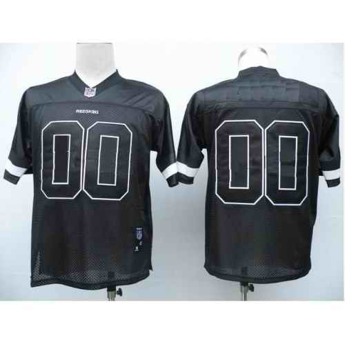 Custom Washington Commanders black jersey
