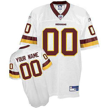 Custom Washington Commanders white jersey
