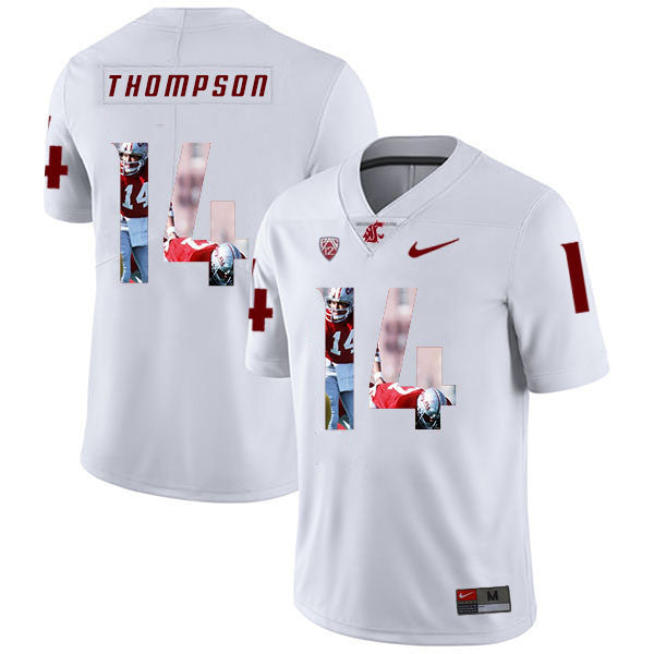 Jack Thompson Washington State Cougars white Fashion jersey