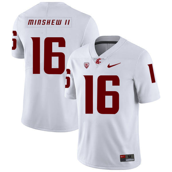 Gardner Minshew II Washington State Cougars white jersey