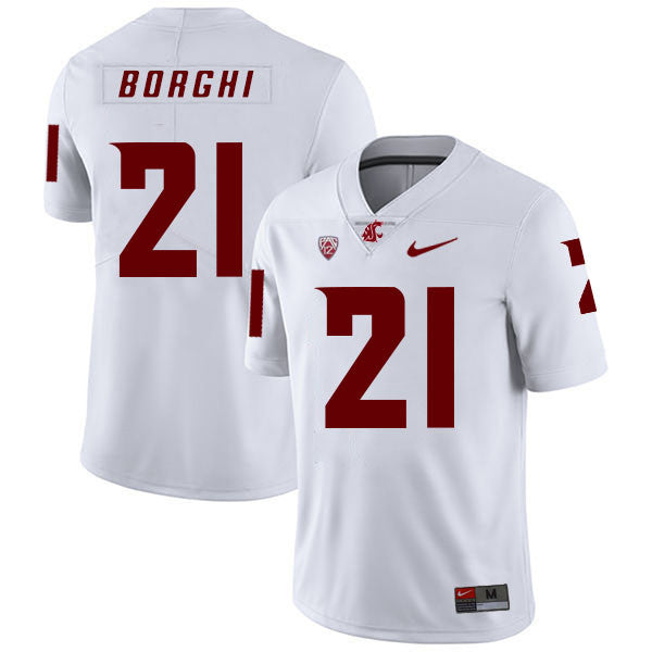 Max Borghi Washington State Cougars white jersey