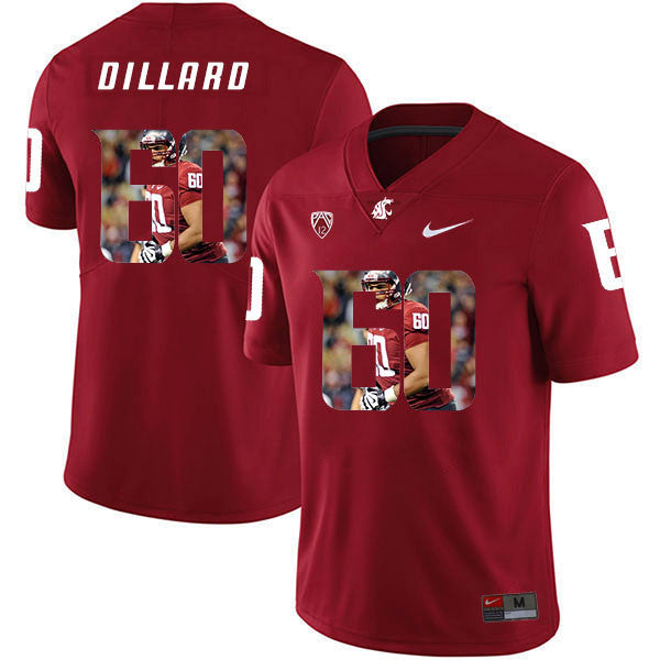 Andre Dillard Washington State Cougars red Fashion jersey