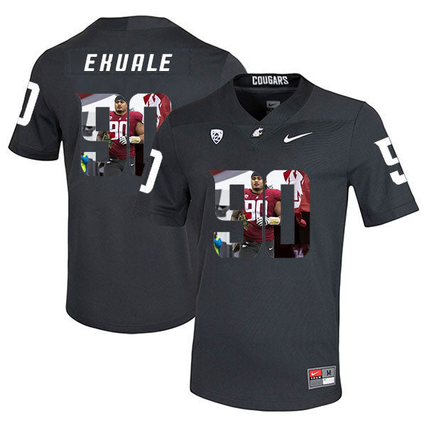 Daniel Ekuale Washington State Cougars black Fashion jersey