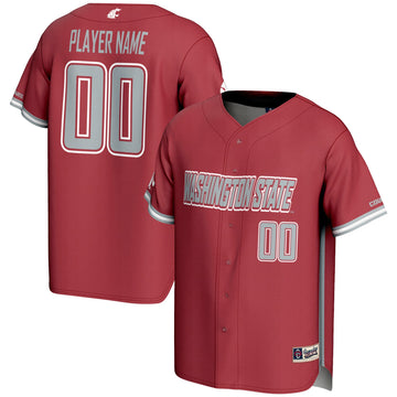 Washington State Cougars crimson jersey