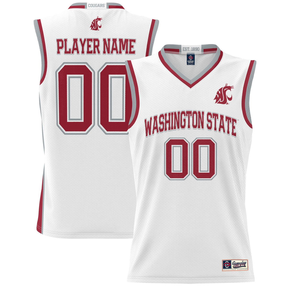 Washington State Cougars white jersey