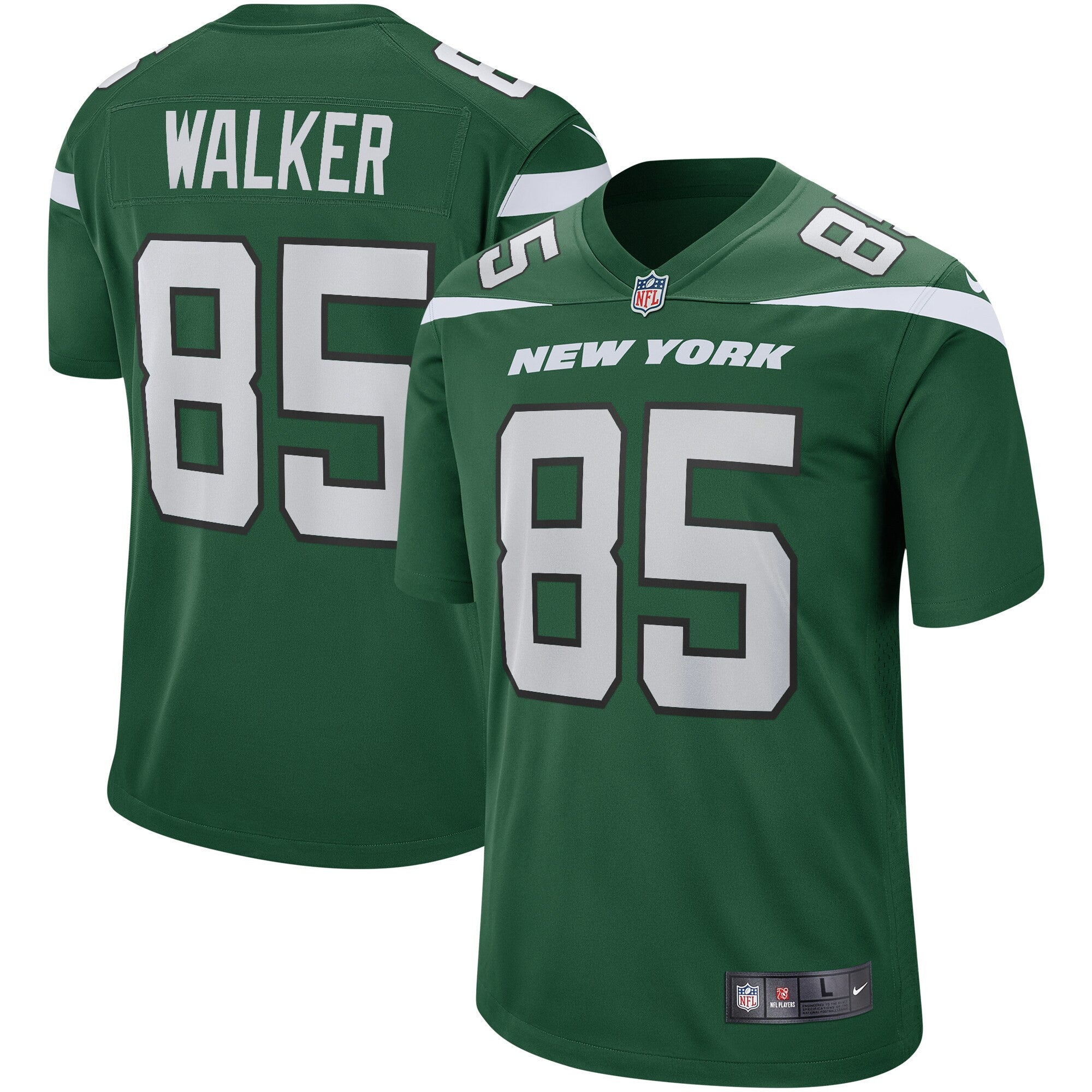 Wesley Walker New York Jets green Game jersey