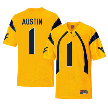 Tavon Austin West Virginia Mountaineers gold jersey