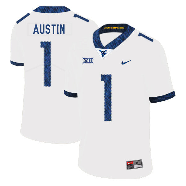 Tavon Austin West Virginia Mountaineers white jersey