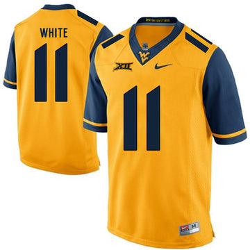 Kevin White West Virginia Mountaineers gold jersey