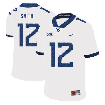 Geno Smith West Virginia Mountaineers white jersey