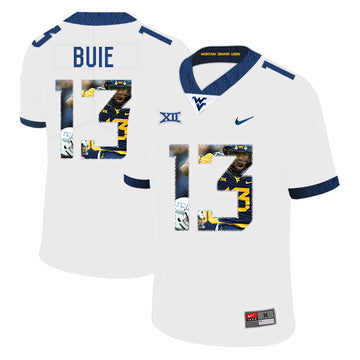 Andrew Buie West Virginia Mountaineers white Fashion jersey