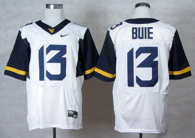 Andrew Buie West Virginia Mountaineers white jersey