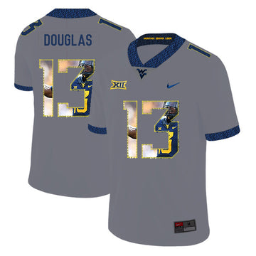 Rasul Douglas West Virginia Mountaineers gray Fashion jersey