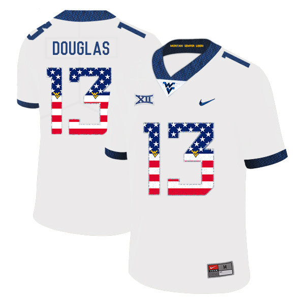 Rasul Douglas West Virginia Mountaineers white jersey
