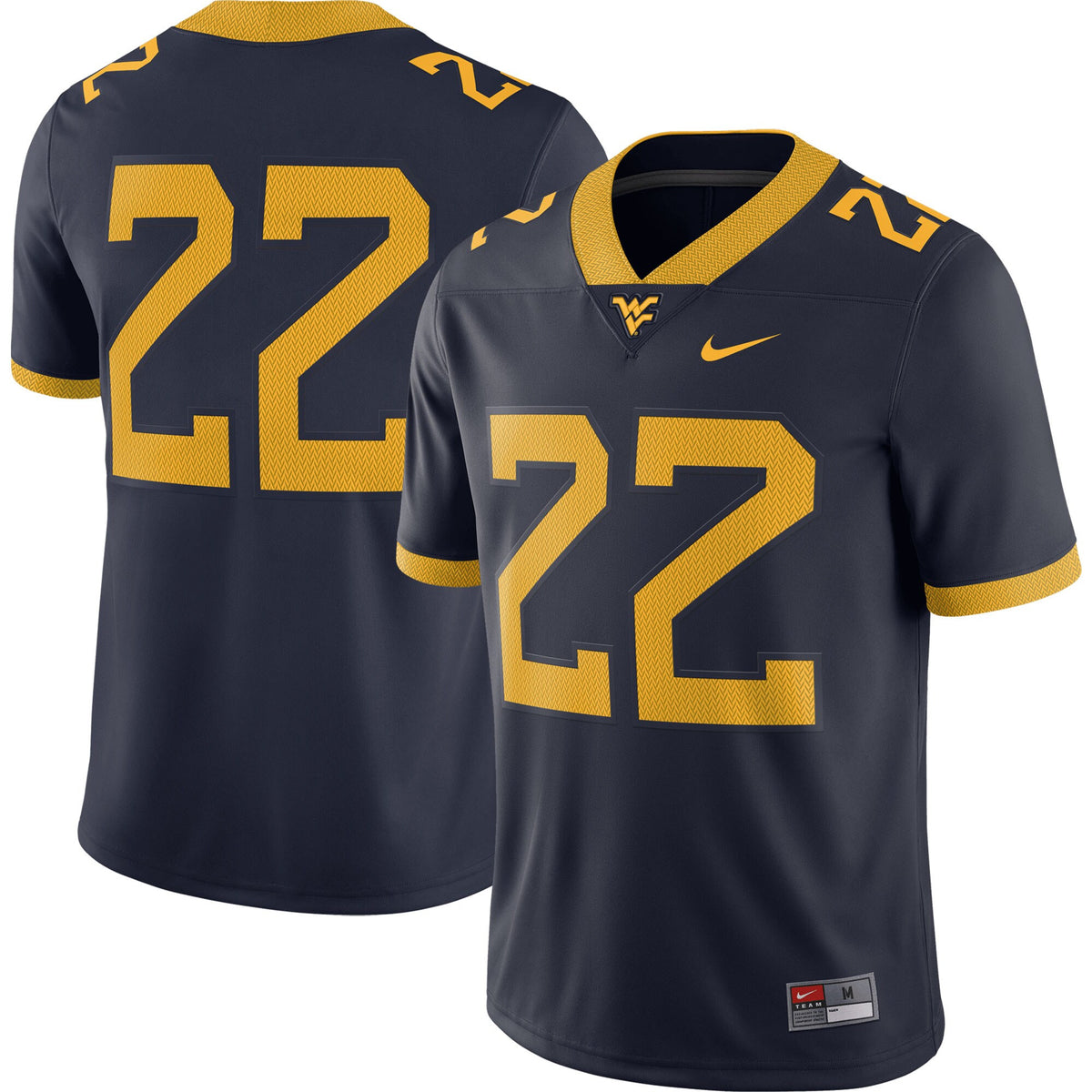 West Virginia Mountaineers navy Home jersey