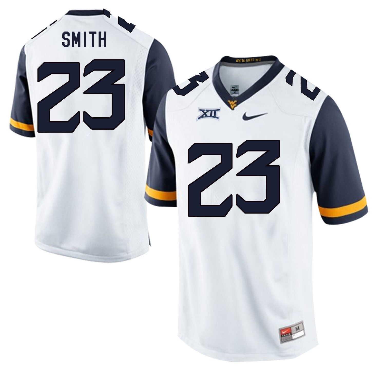Geno Smith West Virginia Mountaineers white jersey