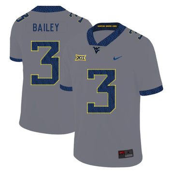 Stedman Bailey West Virginia Mountaineers gray jersey