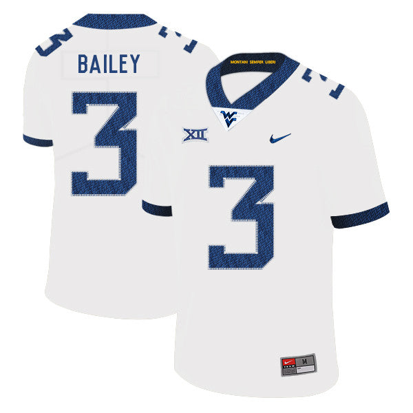 Stedman Bailey West Virginia Mountaineers white jersey