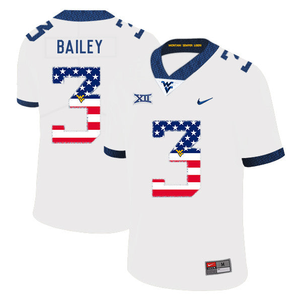 Stedman Bailey West Virginia Mountaineers white jersey