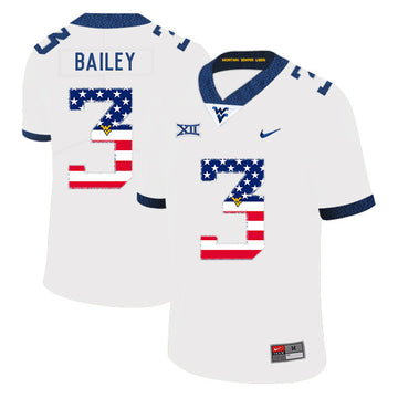 Stedman Bailey West Virginia Mountaineers white jersey