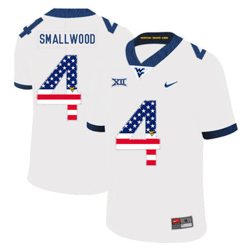 Wendell Smallwood West Virginia Mountaineers white jersey