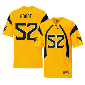 Najee Goode West Virginia Mountaineers gold jersey