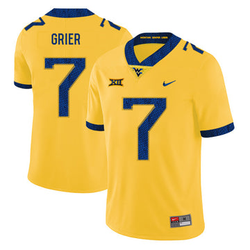 Will Grier West Virginia Mountaineers yellow jersey