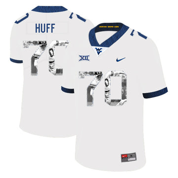 Sam Huff West Virginia Mountaineers white Fashion jersey