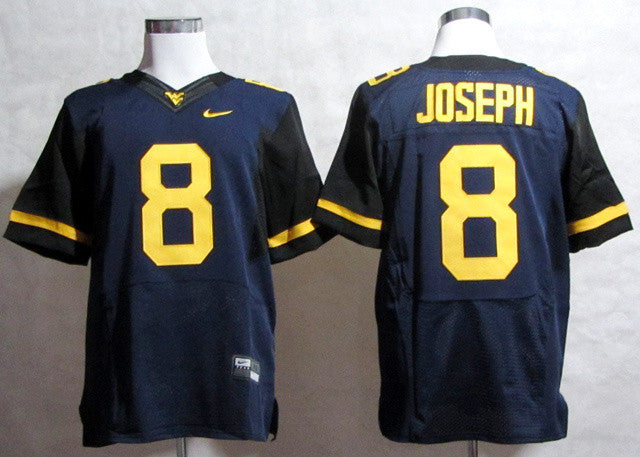 Karl Joseph West Virginia Mountaineers blue jersey