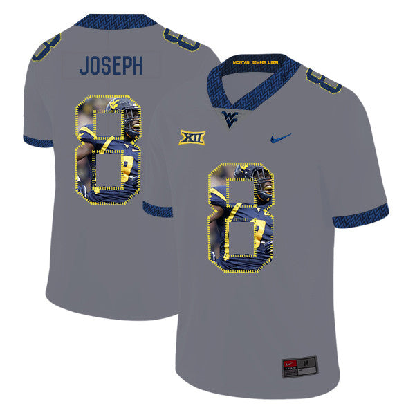 Karl Joseph West Virginia Mountaineers gray Fashion jersey