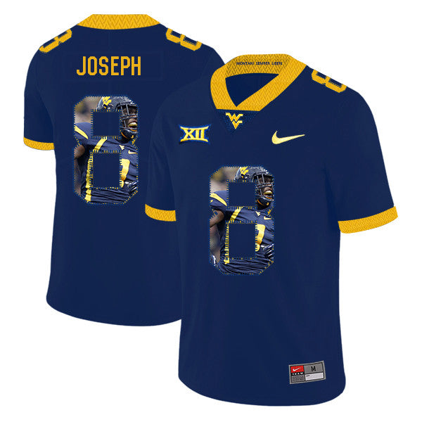 Karl Joseph West Virginia Mountaineers navy Fashion jersey