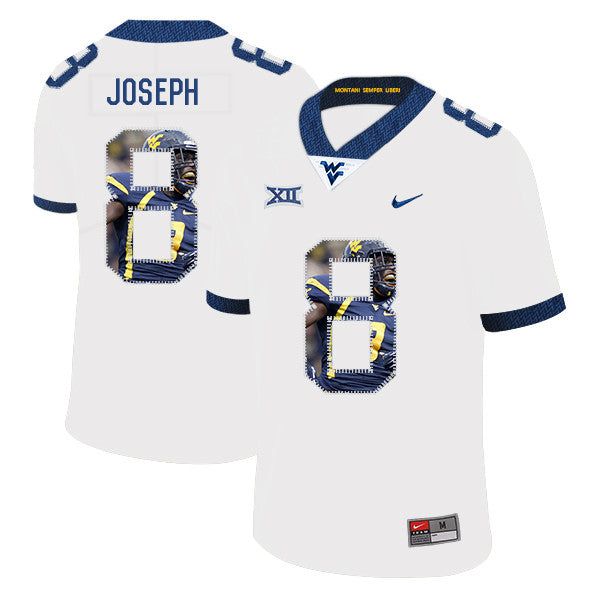 Karl Joseph West Virginia Mountaineers white Fashion jersey