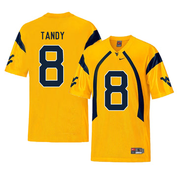 Keith Tandy West Virginia Mountaineers gold jersey