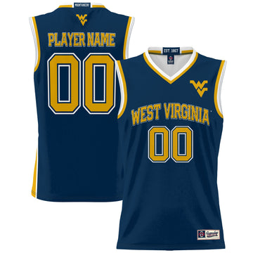 West Virginia Mountaineers blue jersey
