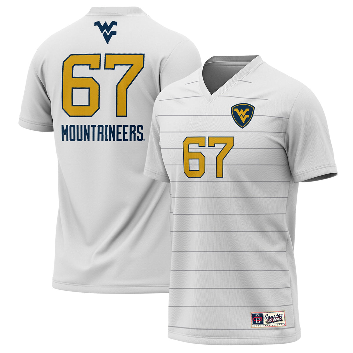 West Virginia Mountaineers white jersey