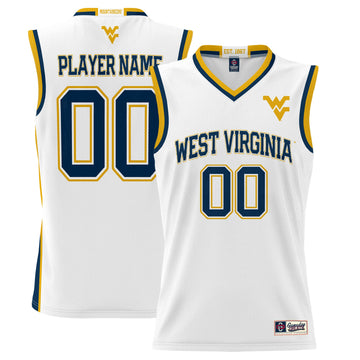 West Virginia Mountaineers white jersey