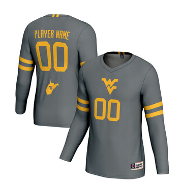 Volleyball West Virginia Mountaineers gray jersey