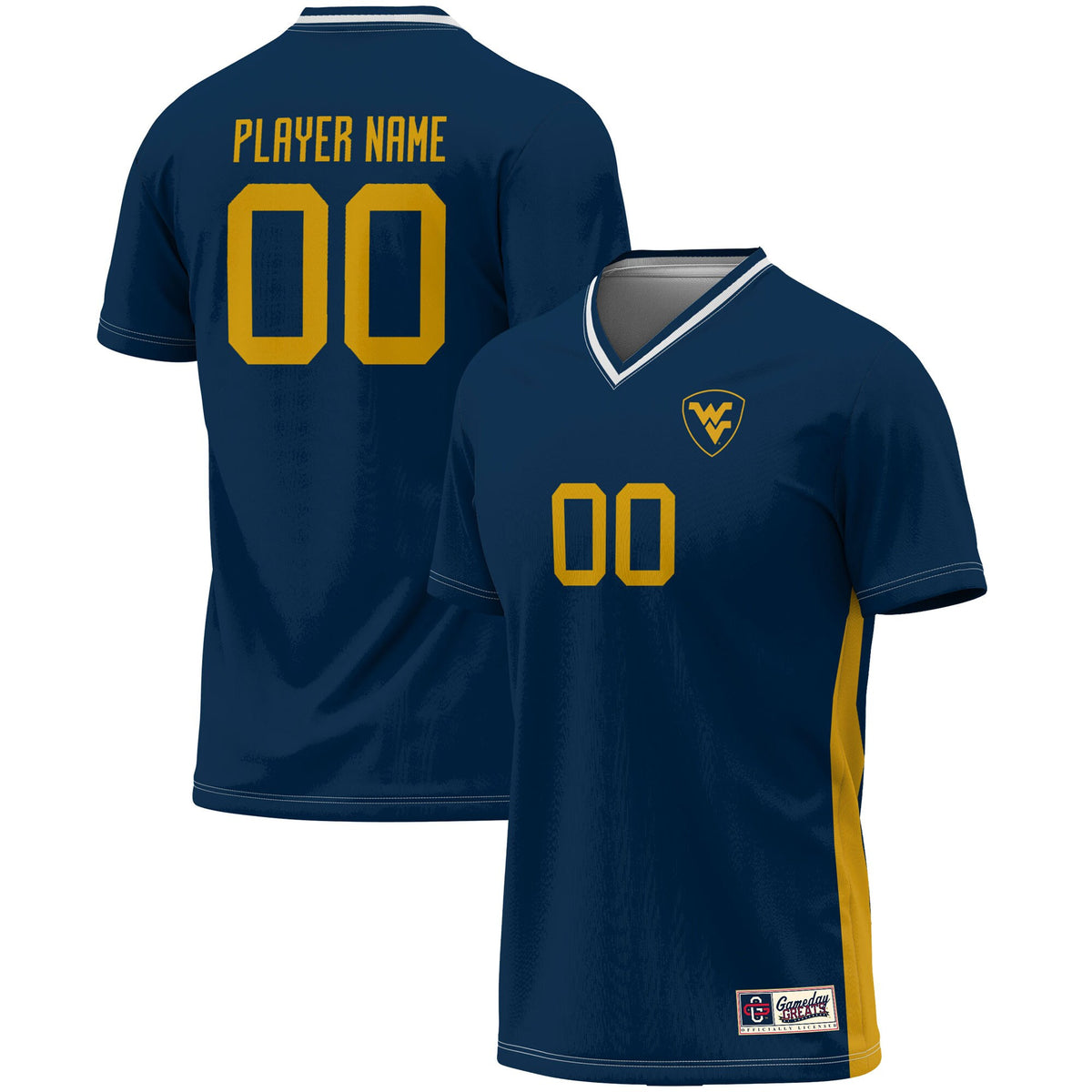 West Virginia Mountaineers navy jersey