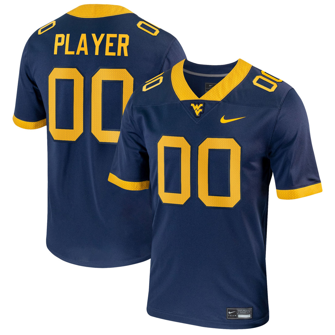 West Virginia Mountaineers navy jersey