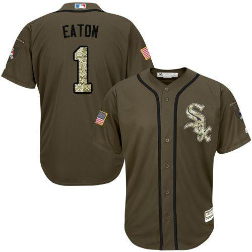 Adam Eaton Chicago White Sox green Salute To Service jersey