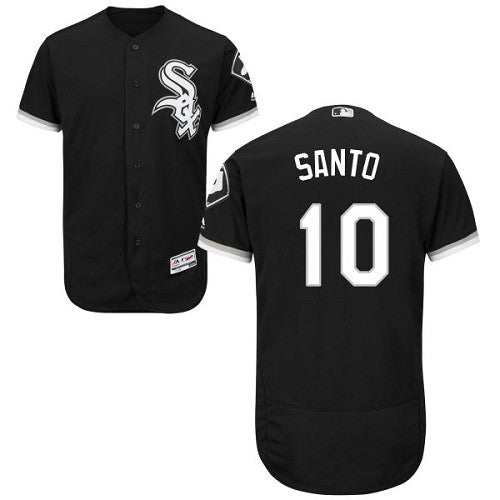 Ron Santo Chicago White Sox black jersey