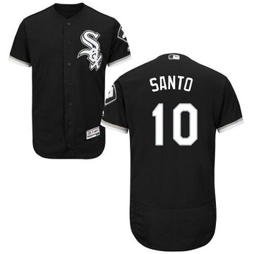 Ron Santo Chicago White Sox black jersey