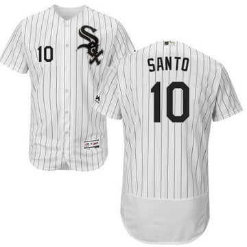 Ron Santo Chicago White Sox white jersey