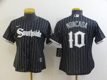 Yoan Moncada Chicago White Sox black City Connect jersey