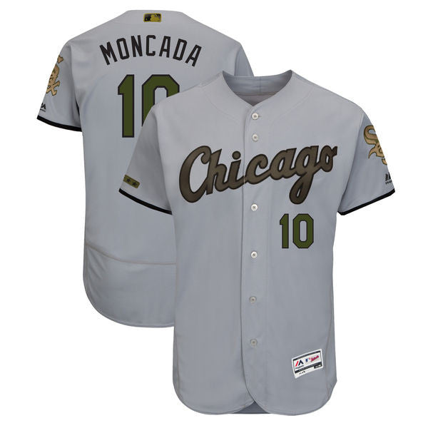 Yoan Moncada Chicago White Sox gray jersey