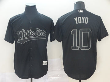 Yoan Moncada Yoyo Chicago White Sox black jersey