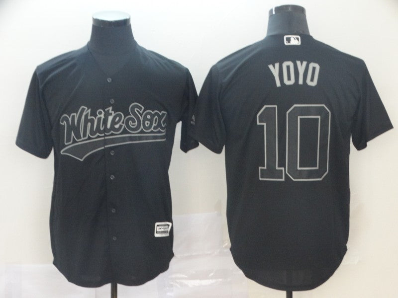 Yoan Moncada Yoyo Chicago White Sox black jersey
