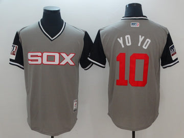 Yoan Moncada YoYo Chicago White Sox gray Authentic jersey