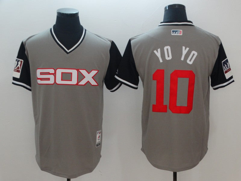 Yoan Moncada YoYo Chicago White Sox gray Authentic jersey